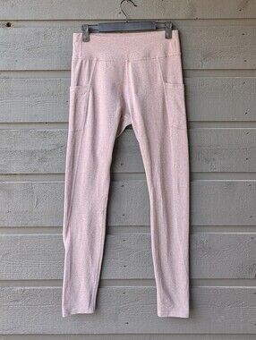 Pact Organic Oatmeal Beige Pocket Full Length Leggings size XS